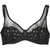 Dim Emboitants GENEROUS MOD BRODERIE femmes - Noir - 100B