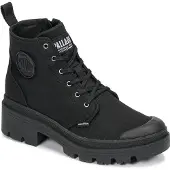Palladium Bottines à lacets 'Pallabase' noir / blanc