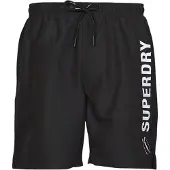 Superdry Code Applque 19inch Swimming Shorts Noir S Homme