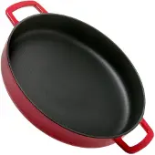 ComBekk Sous Chef 192128RD cocotte 28 cm double poignée, rouge