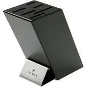 Victorinox Swiss Modern bloc à couteaux , cuir noir, 7-7086-03