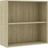 vidaXL Bibliothèque chêne sonoma 80x30x76,5 cm bois d'ingénierie