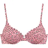 LASCANA Hauts de bikini marron / rose / blanc