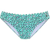 LASCANA Bas de bikini bleu / noir / blanc