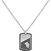 Police Pj.26464pss Necklace Argenté Homme