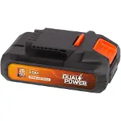 Powerplus 20v 3.0ah Flashlight Battery Orange