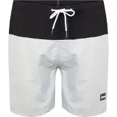 Urban Classics Shorts de bain gris clair / noir