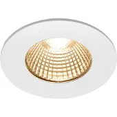 SLV Plafonnier LED Patta-I IP65 rond blanc Dim to warm