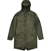 Rains 12020 Long Jacket Evergreen