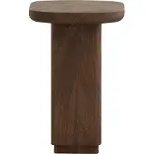 Nordal Table d'appoint Toke marron foncé