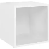 vidaXL Armoire TV Blanc 37x35x37 cm Bois composite