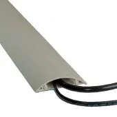 Value Goulotte murale pour gestion de câbles 6 × 1,5 cm gris 1 mètre