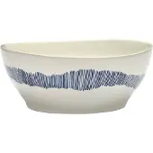 Serax Ottolenghi Feast Kom L Blanc 4 pcs B8921010B, Saladier + bol, Bleu, Multicolore, Blanc
