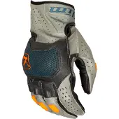 KLIM Badlands Aero Pro Short Petrol Strike Orange Gants Taille S