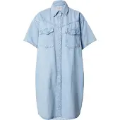 Levi's Elowen Western Short Sleeve Dress Bleu S Femme