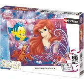 Nathan RAVENSBURGER - Puzzle de 60 pièces : La jolie petite sirène / Ariel de Disney