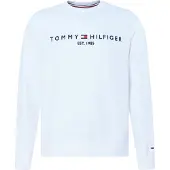 Tommy Hilfiger Sweat-shirt 'Logo Embroidery Flex' bleu marine / rouge / blanc