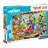 Disney Puzzle CLE 24 maxi SuperKolor Mickey_Fri.24218