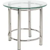 Haku Table d'appoint Heiko - verre/chrome