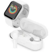 LEDWOOD URBAN Pack earphones TWS + smart watch - Blanc