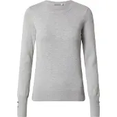 GUESS Femmes, Pull-over, Jeans Grigio Viscosa Women Sweater, Gris, (XXL)