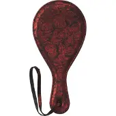 Fifty Shades of Grey - paddle fessée - cuir noir rouge