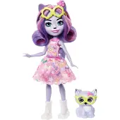 Enchantimals Mattel, Hadley Husky & Sledder, Violet