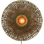 Good&Mojo - Applique Bali - Bambou/Noir - Ø87cm