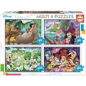 Educa Puzzle 4 en 1 Disney Classique 18105