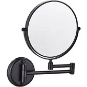 Uniq Miroir mural grossissant 10x - noir