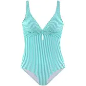 s.Oliver Maillot de bain menthe / blanc cassé
