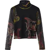 Desigual T-shirt FRIENDS femmes - Noir - EU M