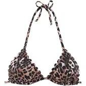 LASCANA Hauts de bikini 'Lexa' beige / noir