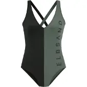 Elbsand Maillot de bain vert / noir