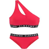 Elbsand Bikini rouge feu / noir / blanc