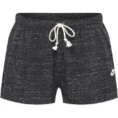 Nike Pantalon noir chiné / blanc
