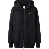 Nike Veste de survêtement 'Phoenix Fleece' noir / blanc