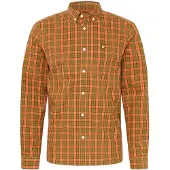 Lyle & Scott Lw1309v Long Sleeve Shirt Marron L Homme