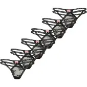 Hunkemoller String 'Irina' noir