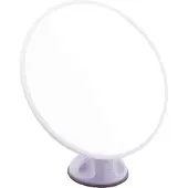 Uniq Miroir de maquillage avec ventouse et grossissement 10x, 14 cm