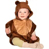 Den Goda Fen Bear Costume Marron 12 Months-4 Years Enfants