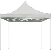Perel Pavillon professionnel - blanc - 3 x 3 m