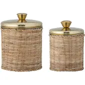 Bloomingville Abas Pot Avec Couvercle | Laiton | Acier Inoxydable | 82058047