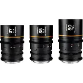 Laowa Ensemble Nanomorph S35 (27,35,50mm) (Ambre) (Cine) Arri PL/EF