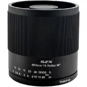 Tokina SZX Super Télé 400mm f/8.0 Reflex MF EF-M (APS-C / DX, Micro Four Thirds, Plein format), Objectif, Noir