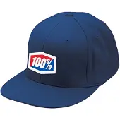 100% Essential J-fit Flexfit Cap Bleu L