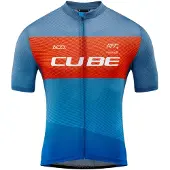 Cube Teamline Cmpt Short Sleeve Jersey Bleu XS Homme