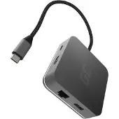 Green Cell AK61 station d'accueil USB 3.2 Gen 1 (3.1 Gen 1) Type-C Argent