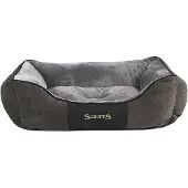 Scruffs & Tramps Chester Box Bed panier pour chien Graphite
