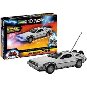 Revell Back To The Future 3d Puzzle Time Machine Argenté